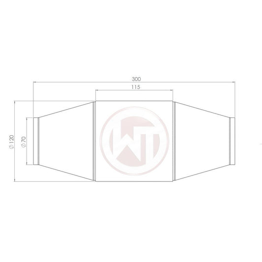 Wagner Rennsport-Katalysator 100CPSI mit EU6 Beschichtung