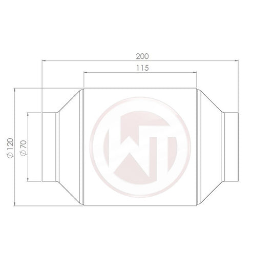 Wagner Rennsport-Katalysator 200CPSI mit EU6 Beschichtung