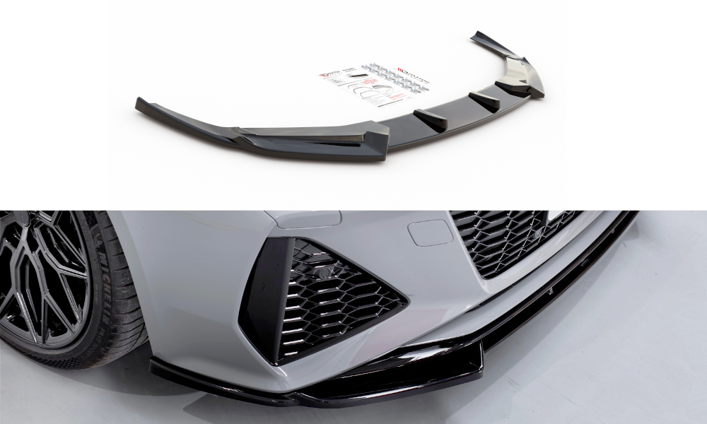 Maxtondesign Frontlippe V.1 für Audi RS6 C8 Carbon Look