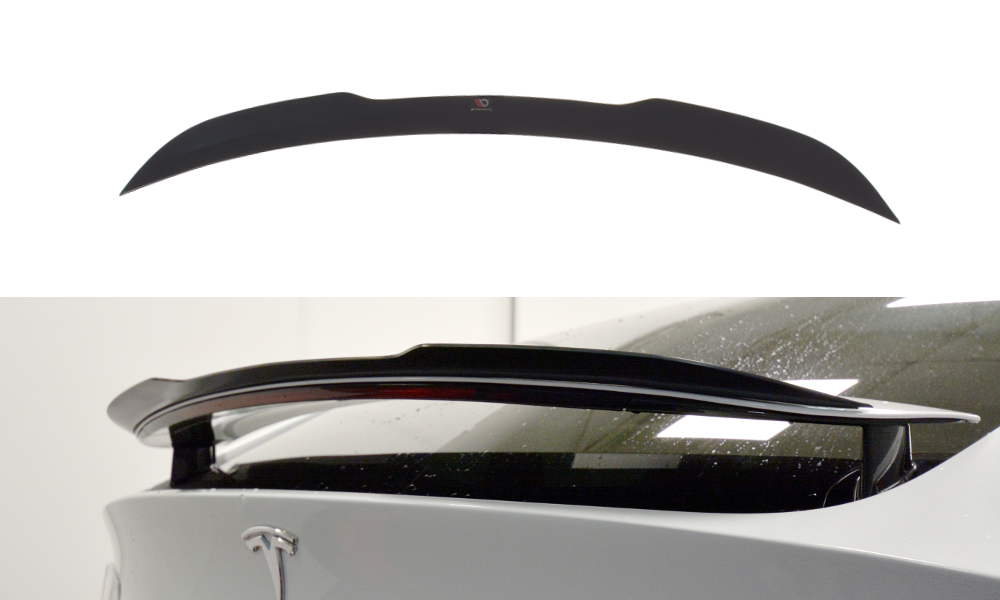 Maxtondesign Spoiler V.1 für Tesla Model X schwarz hochglanz