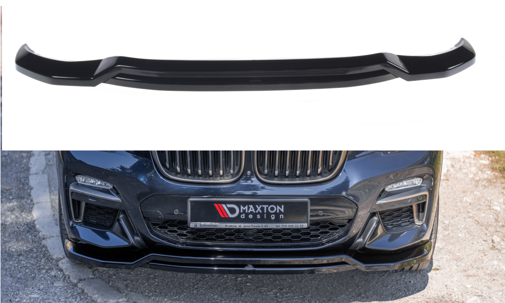 Maxtondesign Frontlippe für BMW X4 G02 M-Paket Carbon Look