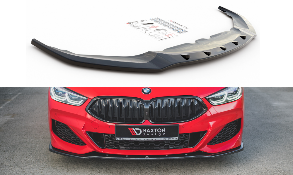 Maxtondesign Frontlippe V.1 für BMW 8er G15 M850i schwarz hochglanz