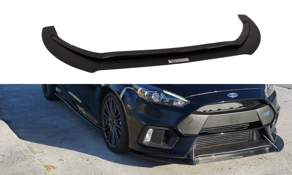 Maxtondesign Frontlippe für Ford Focus MK3 RS Racing schwarz hochglanz