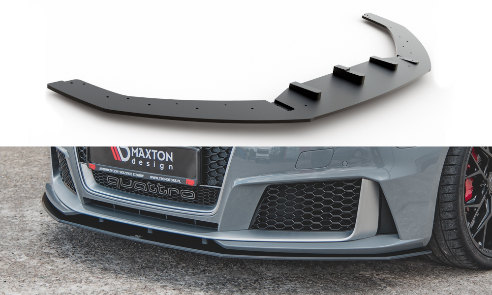 Maxtondesign Frontlippe für Audi RS3 8V Racing schwarz