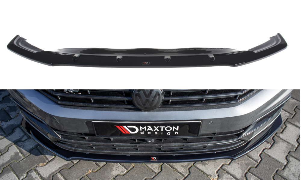 Maxtondesign Frontlippe V.1 für Volkswagen Passat MK8|B8 R-Line Carbon Look