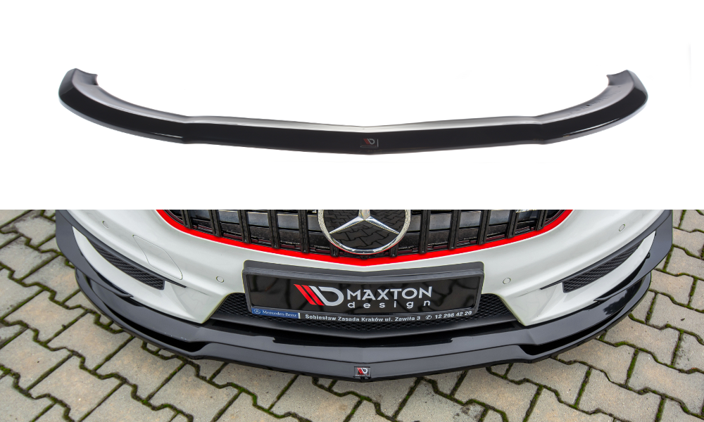 Maxtondesign Frontlippe für Mercedes Benz A-Klasse W176 A45 AMG Carbon Look