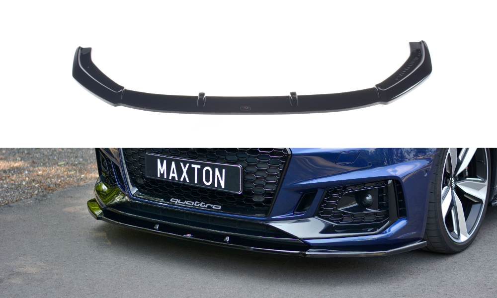 Maxtondesign Frontlippe V.1 für Audi RS4 B9 schwarz strukturiert