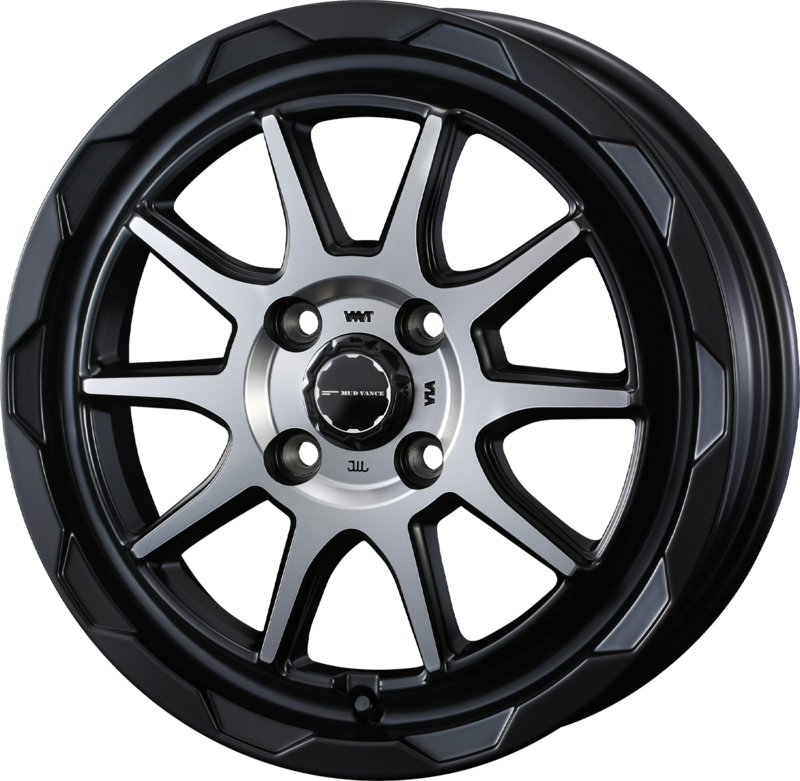 WEDS ADVENTURE | Design: Mud Vance 06 A | Lochkreis: 4x100 | Farbe: matt black, face matt polished