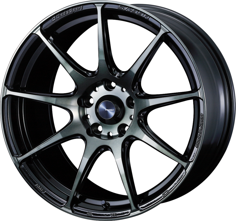 WEDS SPORT | Design: SA-99R | Grösse: 5.0x16 | ET: 45 | Lochkreis: 4x100 | Farbe: worth black clear