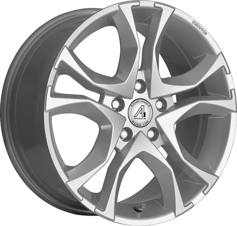 A1 WHEELS | Vision | Grösse: 7.0x18 | ET: 43 | Lochkreis: 5x112 | silver metallic