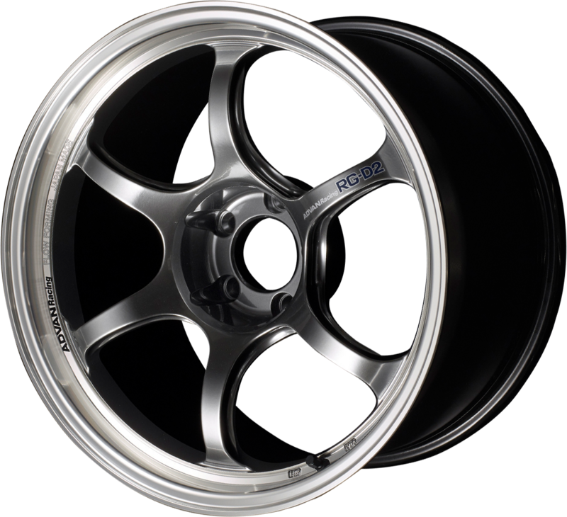 ADVAN RACING | Design: RG-D2 | Grösse: 10.0x18 | ET: 22 | Lochkreis: 5x114.3 | Farbe: machining & racing hyper black