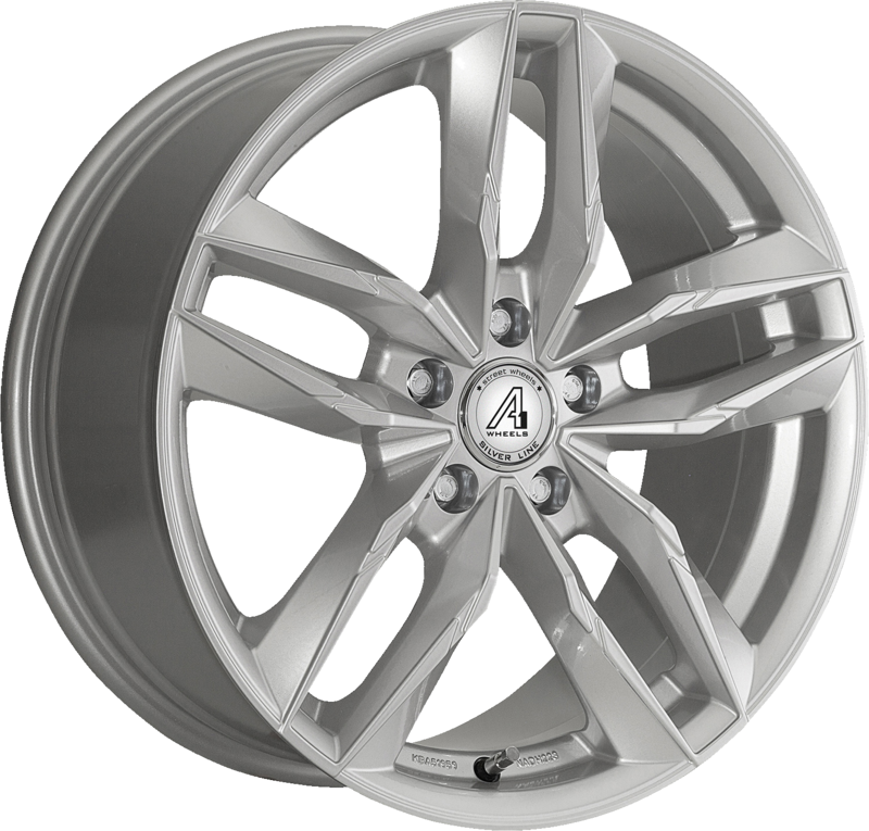 A1 WHEELS | Saturn | Grösse: 8.0x18 | ET: 38 | Lochkreis: 5x112 | silver metallic