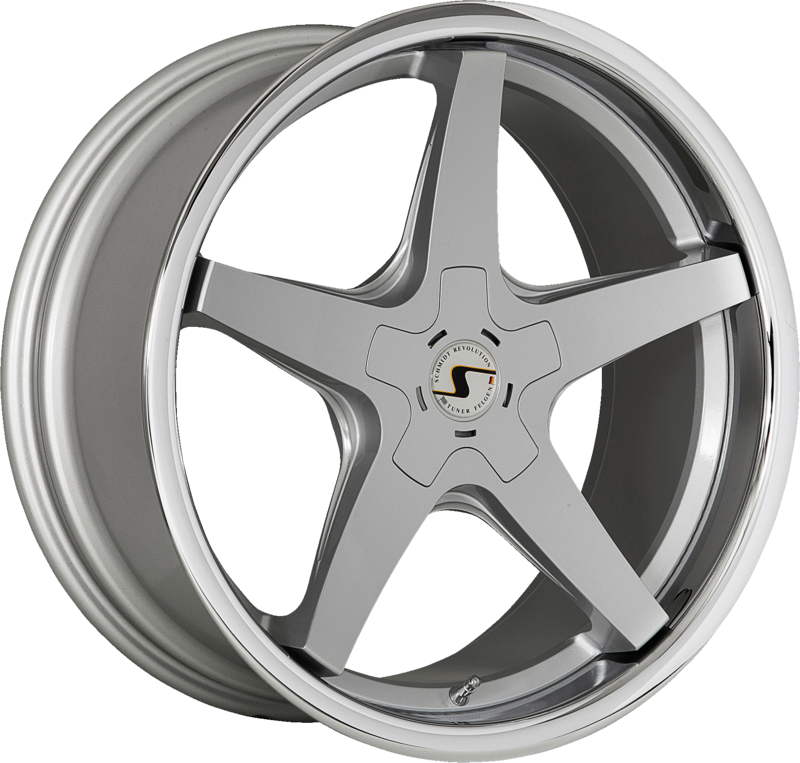 SCHMIDT | Design: XS5 19-20 | Grösse: 9.0x19 | ET: 9-39 | Lochkreis: 5x105-130 | Farbe: high gloss silver, inox lip