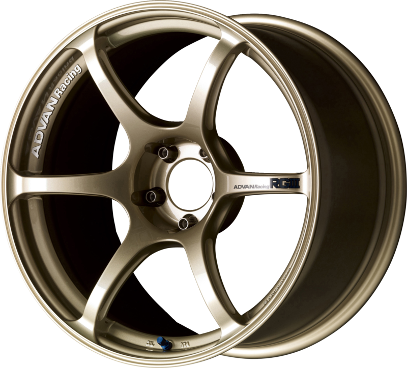 ADVAN RACING | Design: RGIII | Grösse: 10.5x19 | ET: 25 | Lochkreis: 5x114.3 | Farbe: racing gold metallic
