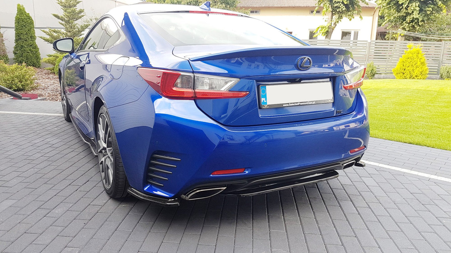 Maxtondesign Diffusor für Lexus RC schwarz hochglanz