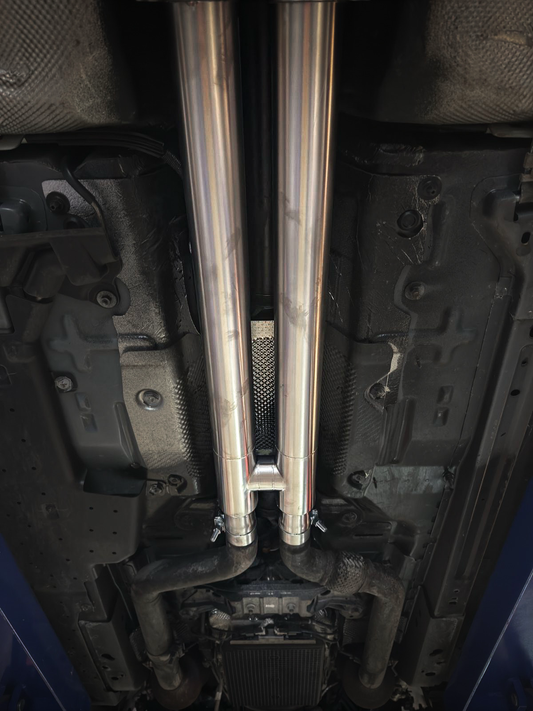 L-Performance - Ford Mustang Coupe 5.0 Gen. 6 FL Mach 1 Klappenauspuffanlage 2x3 Zoll