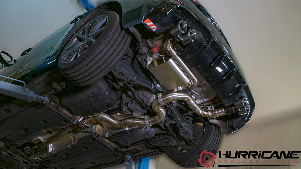Hurricane 3,5" Abgasanlage für Audi S3 8V 300PS VFL Sportback