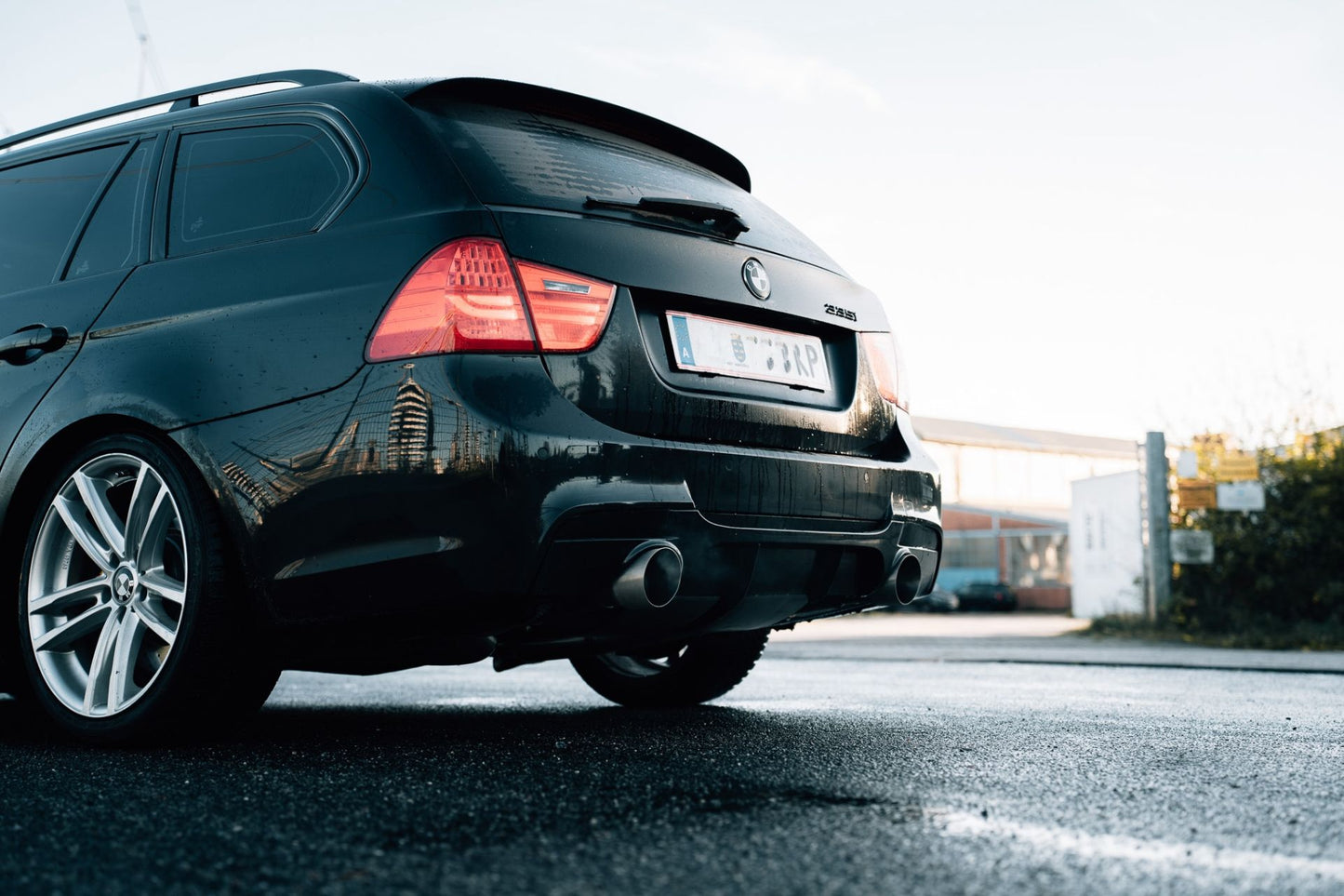 Hurricane 3,5" Abgasanlage für BMW E90 E91 335i N54 mit CH-Gutachten