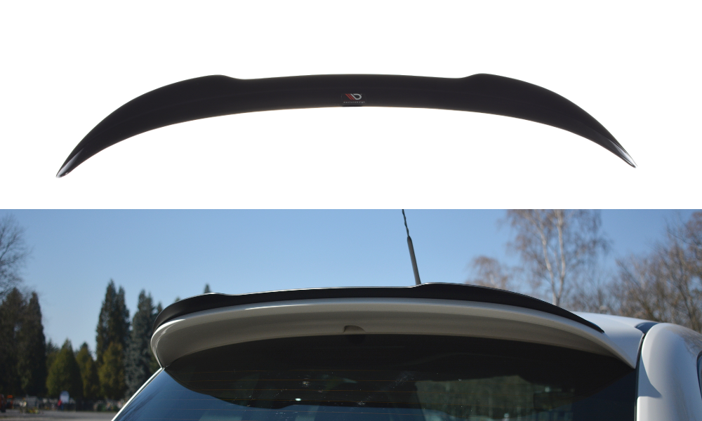 Maxton Design Spoiler für Fiat 500 Abarth MK1 schwarz hochglanz