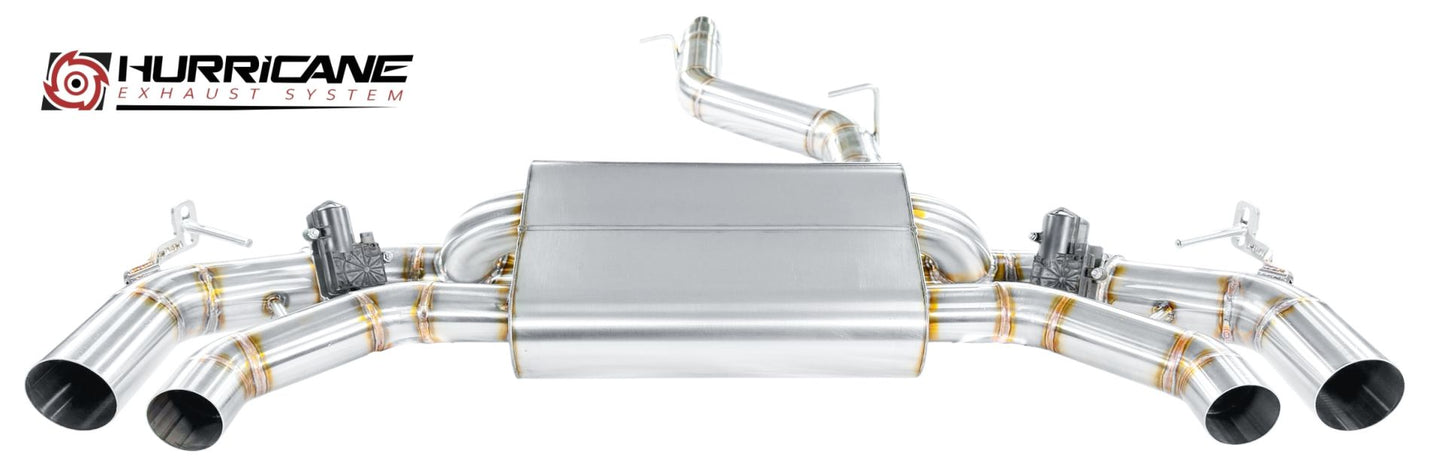 Hurricane 3,5" Abgasanlage für Golf 8 R VFL 320PS