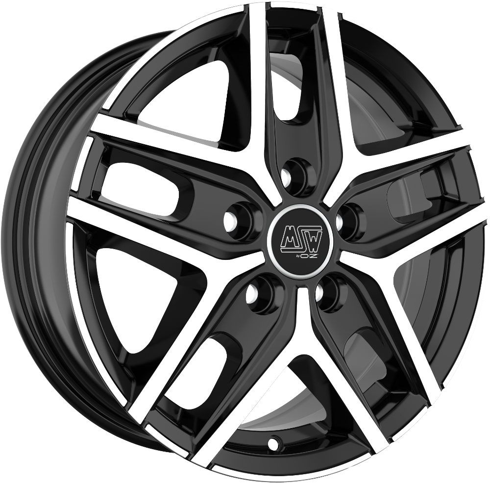 MSW | MSW 40 VAN | 6.5x16 | 5x114.3 | ET44 | GLOSS BLACK FULL POLISHED | W19362002T56