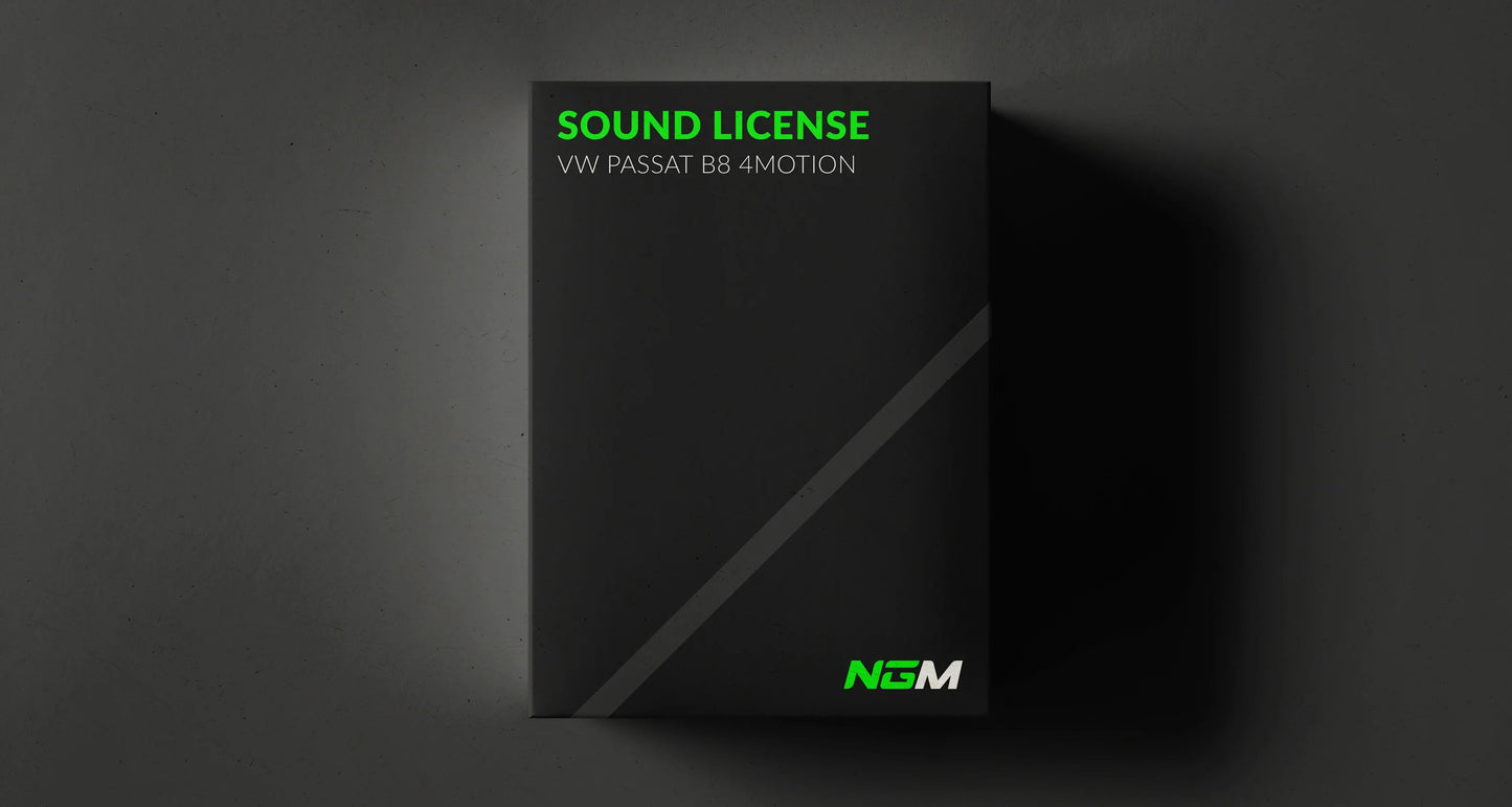 NGM - VW Passat B8 4 Motion GEN 4 | Sound License