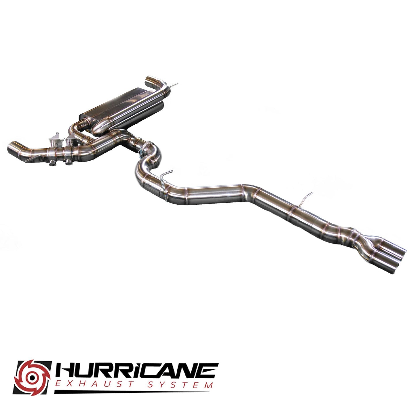 Hurricane 3,5" Abgasanlage für Audi RS3 8V 400PS FL Limo. - mit OPF