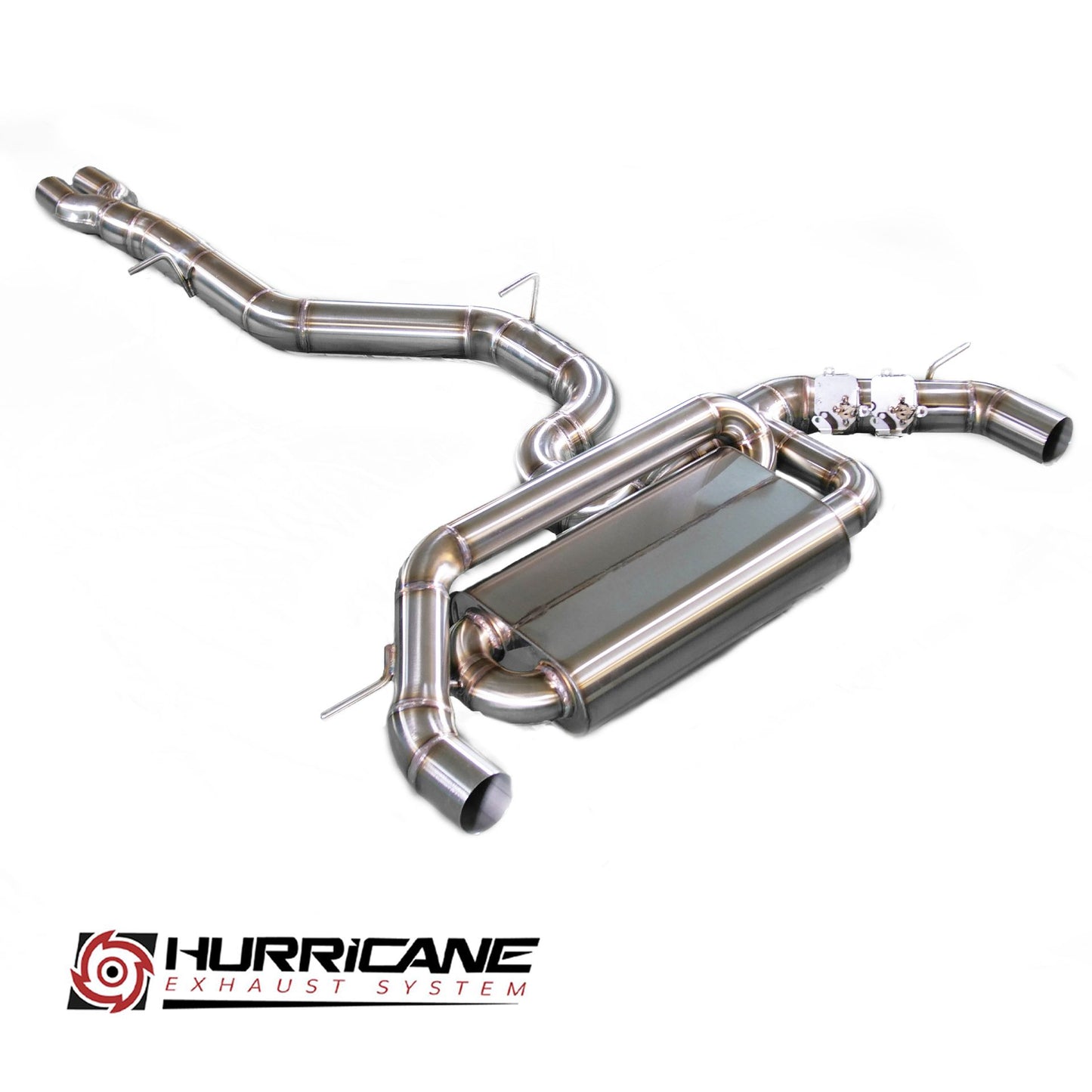 Hurricane 3,5" Abgasanlage für Audi RS3 8V 400PS FL Limo. - mit OPF