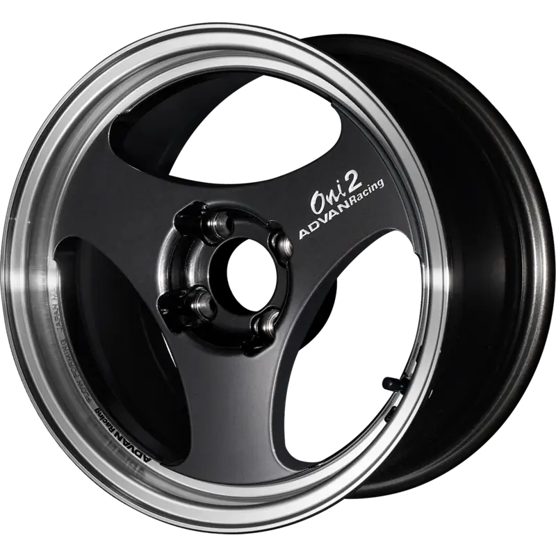 ADVAN RACING | Design: Oni2 | Gr?sse: 6.5x15 | ET: 35 | Lochkreis: 4x100 | Farbe: machining & black gun metallic