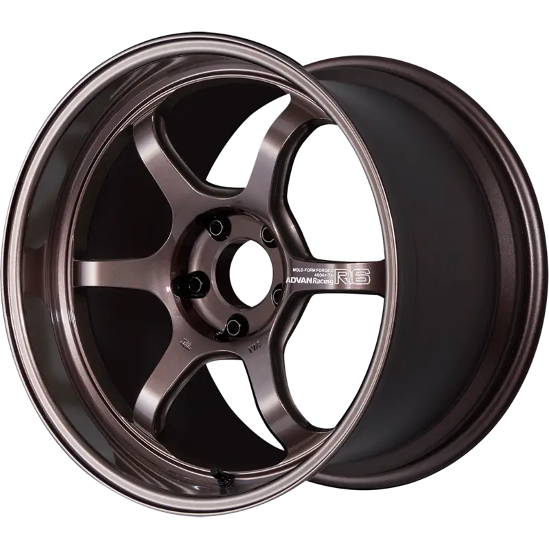 ADVAN RACING | Design: R6 | Gr?sse: 9.0x18 | ET: 43 | Lochkreis: 5x114.3 | Farbe: racing copper bronze