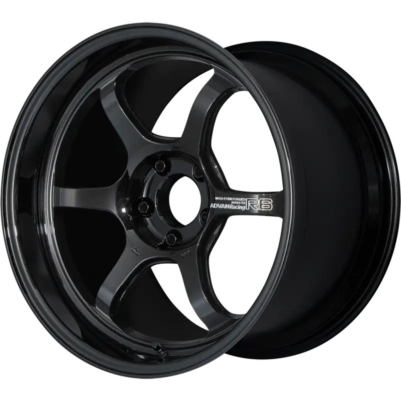 ADVAN RACING | Design: R6 | Grösse: 9.5x18 | ET: 12 | Lochkreis: 5x114.3 | Farbe: machining & racing brass gold