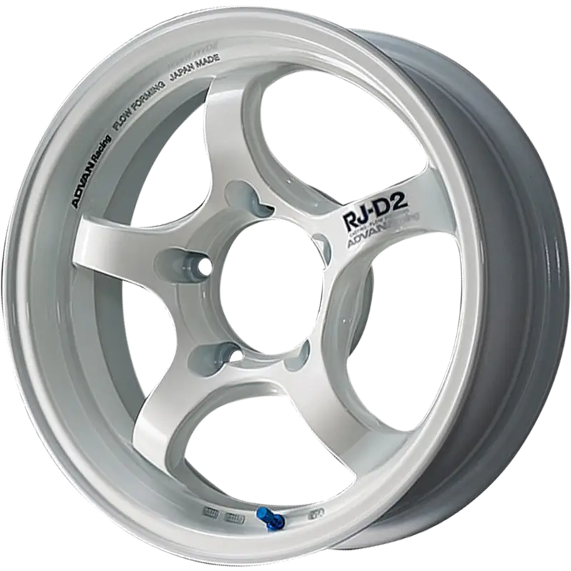 ADVAN RACING | Design: RJ-D2 | Gr?sse: 5.5x16 | ET: 20 | Lochkreis: 5x139.7 | Farbe: racing white metallic