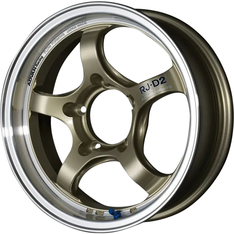 ADVAN RACING | Design: RJ-D2 | Gr?sse: 6.0x16 | ET: | Lochkreis: 5x139.7 | Farbe: machining & champagne gold