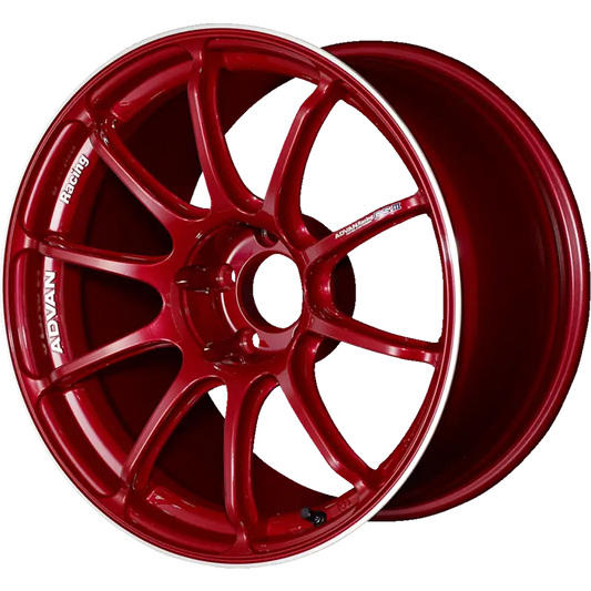 ADVAN RACING | Design: RSIII | Grösse: 9.5x18 | ET: 45 | Lochkreis: 5x100 | Farbe: racing candy red & ring