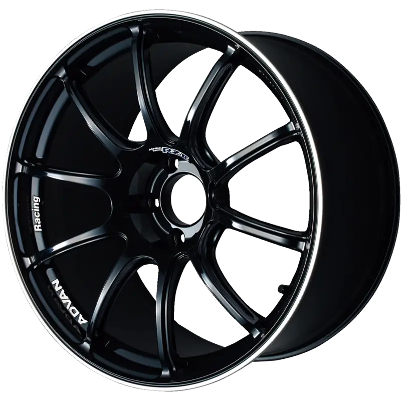 ADVAN RACING | Design: RZII | Grösse: 9.0x19 | ET: 53 | Lochkreis: 5x120 | Farbe: racing gloss black & ring
