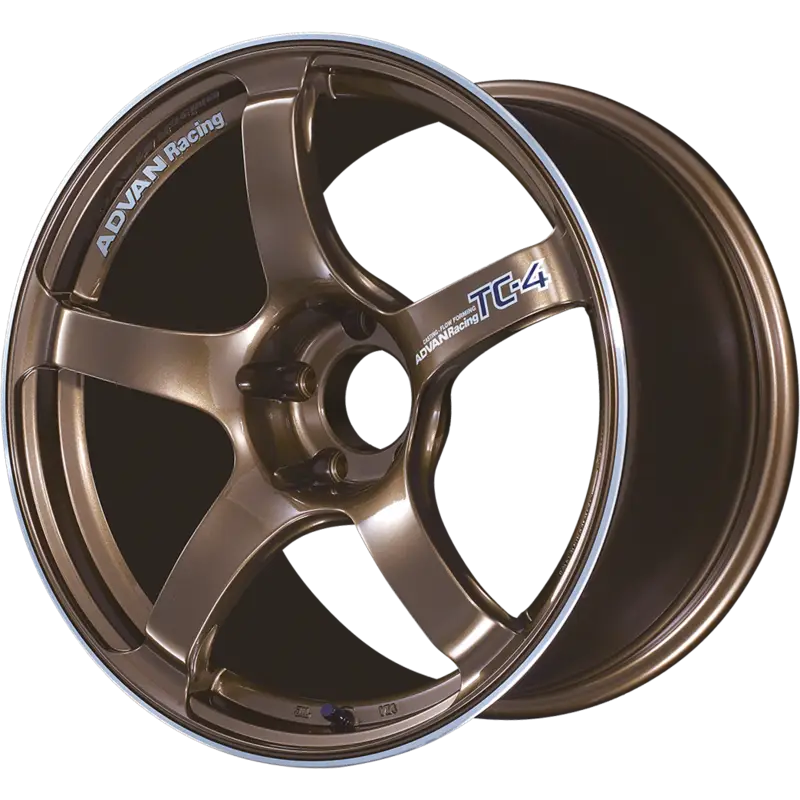 ADVAN RACING | Design: TC-4 | Grösse: 10.0x18 | ET: 25 | Lochkreis: 5x114.3 | Farbe: black gun metallic & ring