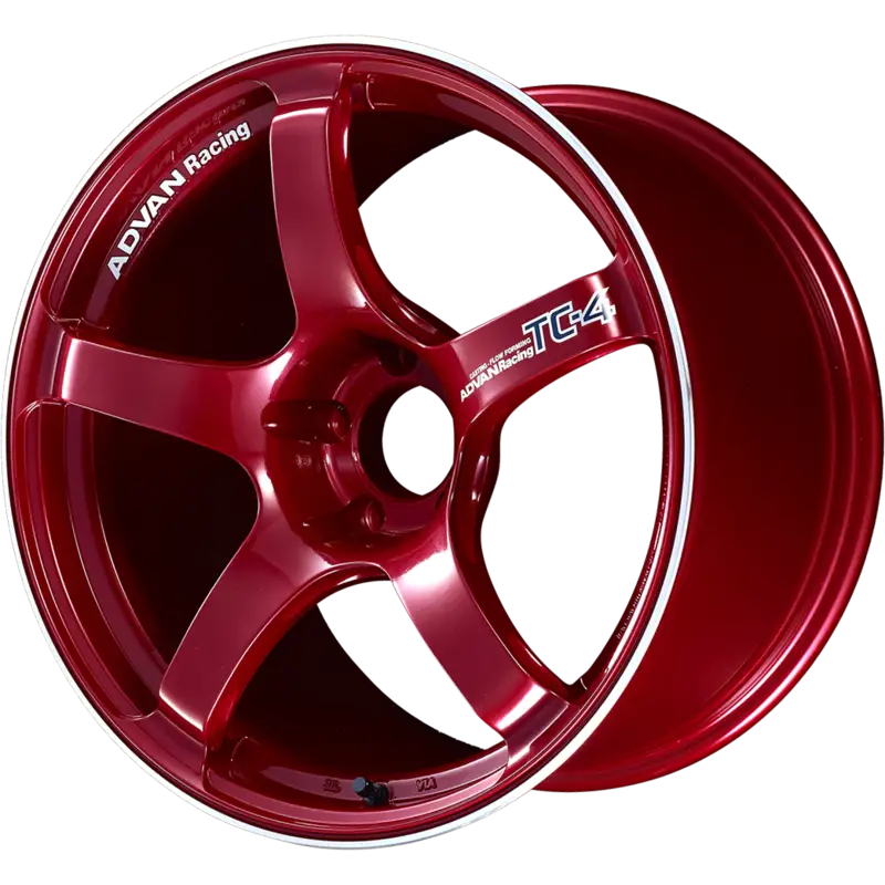 ADVAN RACING | Design: TC-4 | Gr?sse: 7.5x17 | ET: 48 | Lochkreis: 5x112 | Farbe: racing candy red & ring