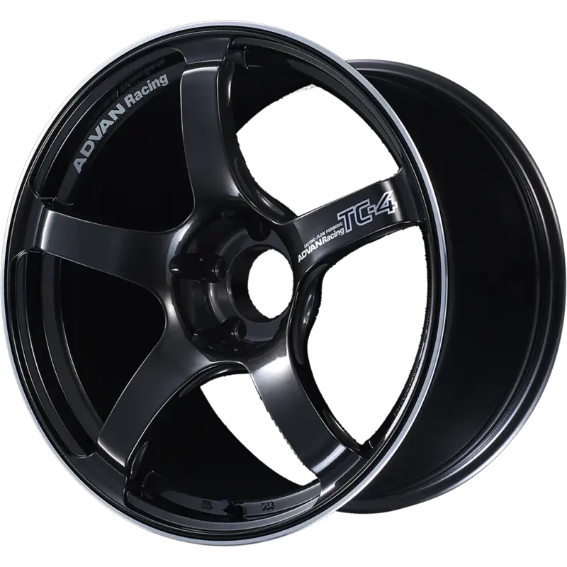 ADVAN RACING | Design: TC-4 | Grösse: 8.0x16 | ET: 38 | Lochkreis: 4x100 | Farbe: black gun metallic & ring