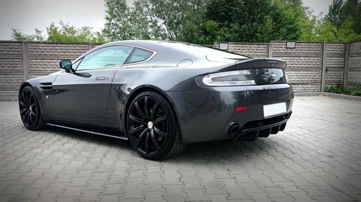 Maxton Design Seitenschweller für Aston Martin V8 Vantage schwarz hochglanz