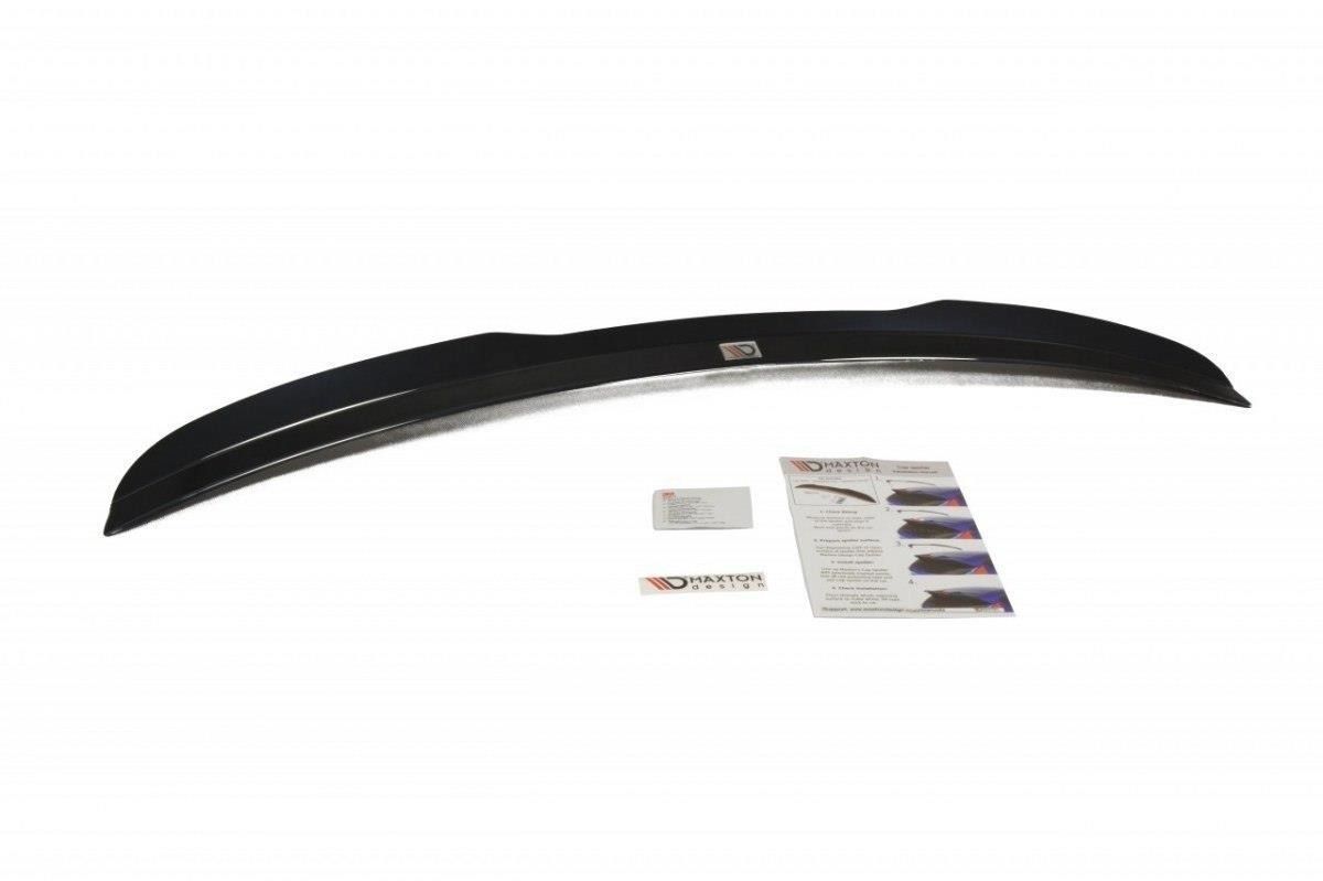 Maxton Design Spoiler für Audi A4 B8 S-Line Facelift schwarz strukturiert