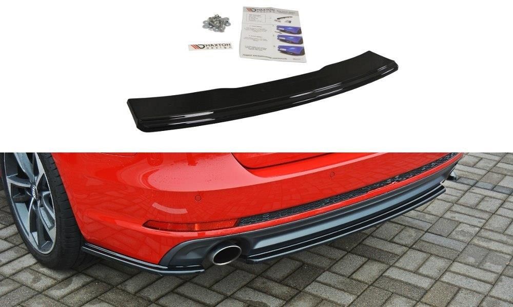 Maxton Design Diffusor für Audi A4 B9 S-Line Kombi Carbon Look