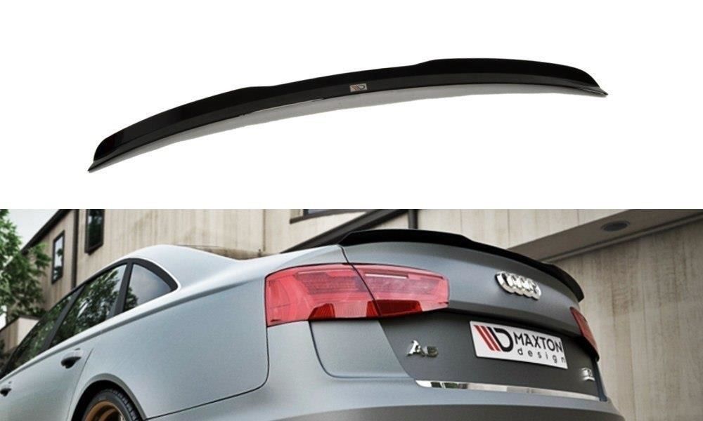 Maxton Design Spoiler für Audi A6 C7 S-Line Limousine Carbon Look