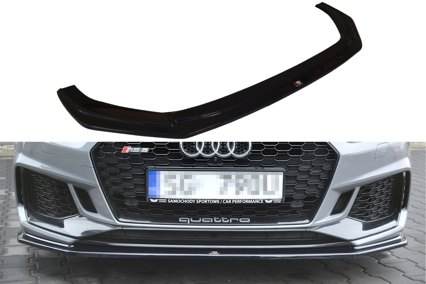 Maxton Design Frontlippe für Audi F5 RS5 Coupe Carbon Look
