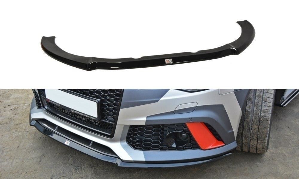 Maxton Design Frontlippe für Audi C7 RS6 Facelift Carbon Look