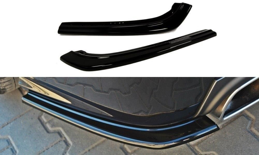 Maxton Design Diffusor Seiten Eerwiterungen Flaps für Saab Turbo X MK2 Carbon Look