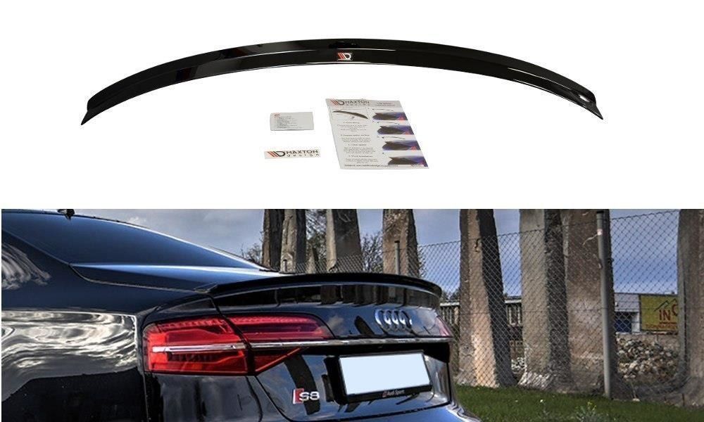 Maxton Design Spoiler für Audi D4 S8 Carbon Look