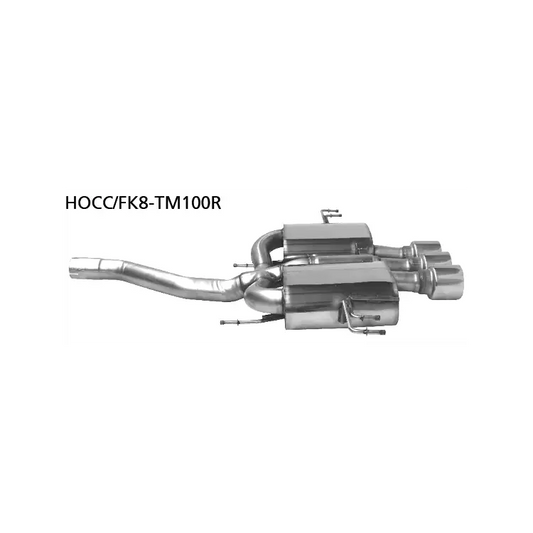 Bastuck Auspuffanlage Honda Type R FK8 2.0 L - Abgasanlagen / Downpipes