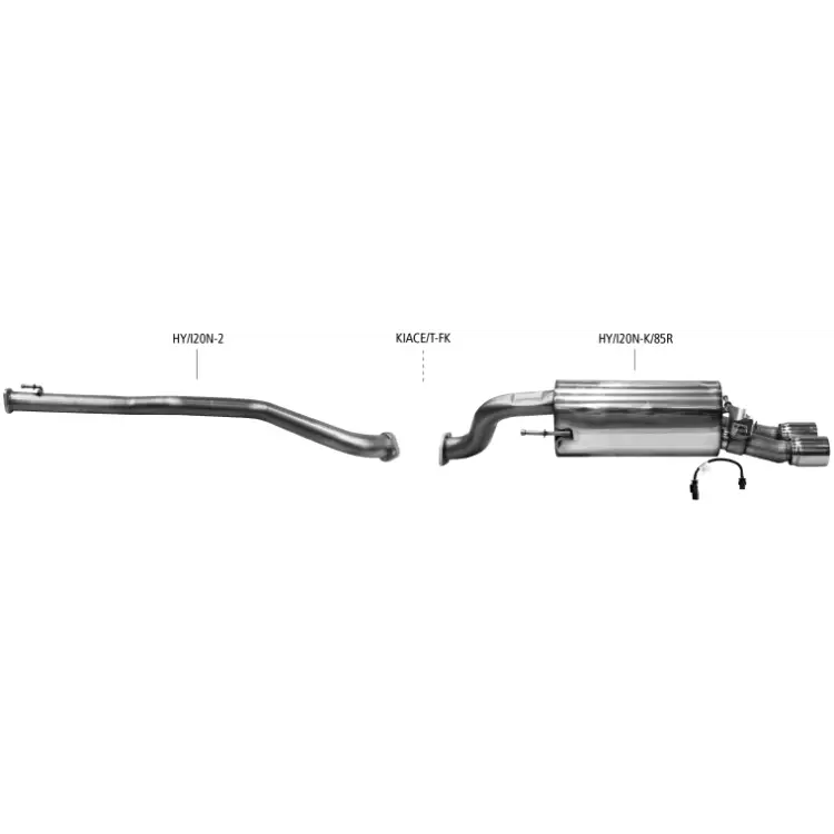 Bastuck Auspuffanlage Hyundai i20N 1.6 T - Abgasanlagen / Downpipes