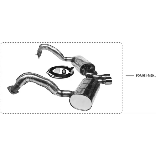 Bastuck Auspuffanlage Porsche Cayman 981 3.4 L - Abgasanlagen / Downpipes