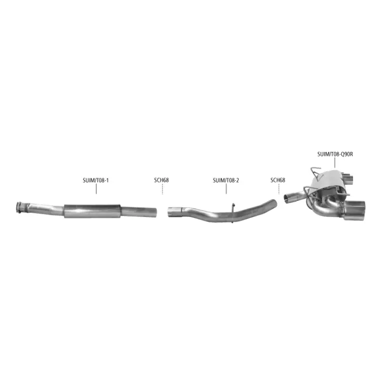 Bastuck Auspuffanlage Subaru WRX STI 2.5 L GR - Abgasanlagen / Downpipes